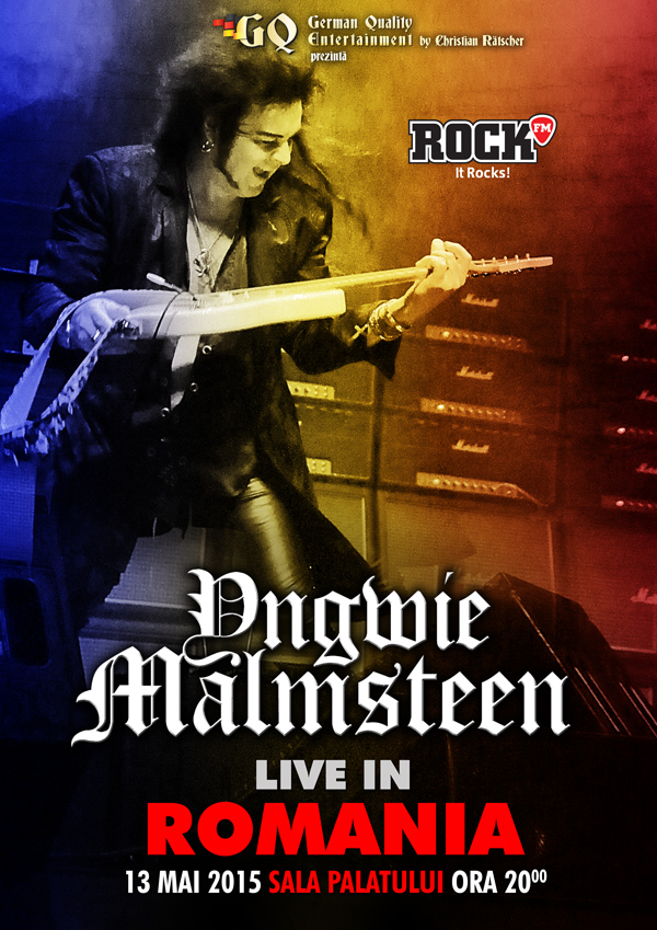 Reguli de acces si programul concertului Yngwie Malmsteen